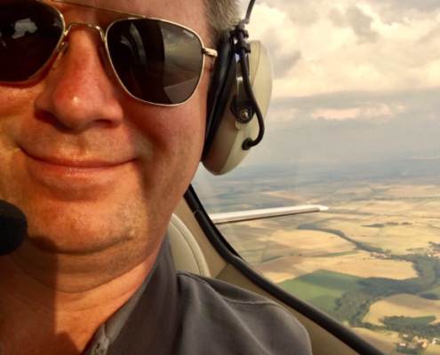 DMP flying over Poland